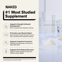 Lemon Lime Creatine Monohydrate Powder | Naked Creatine - 2.2LB